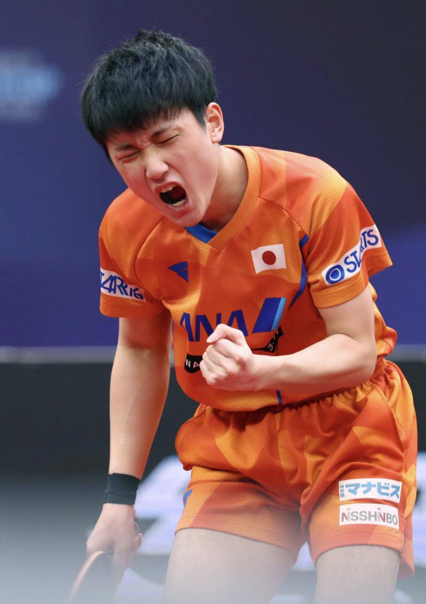 包含英国乒乓球队逆转比利时乒乓球队，张本智和高光表现的词条