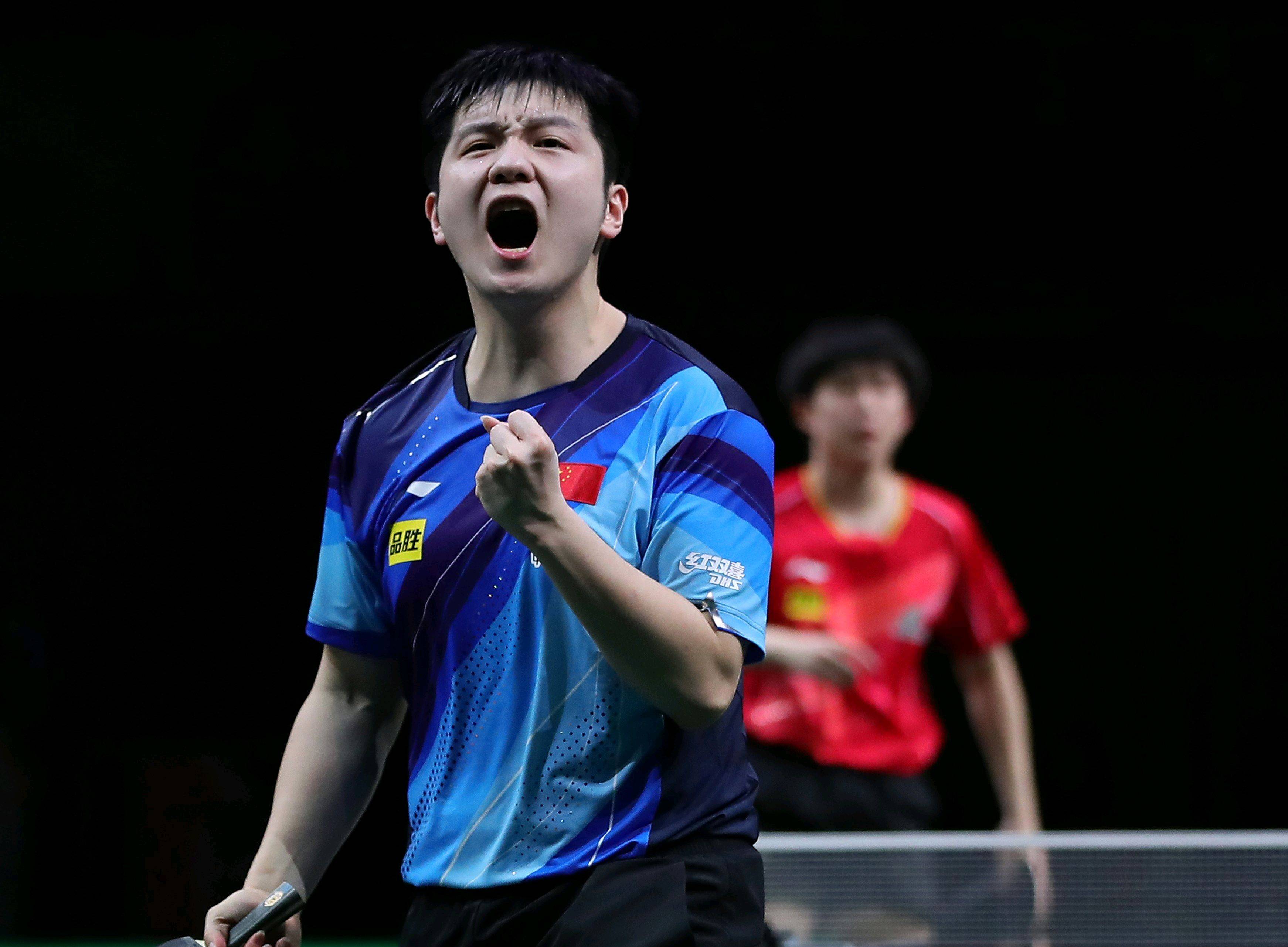 中国乒乓球队完胜日本乒乓球队，樊振东统治全场的简单介绍